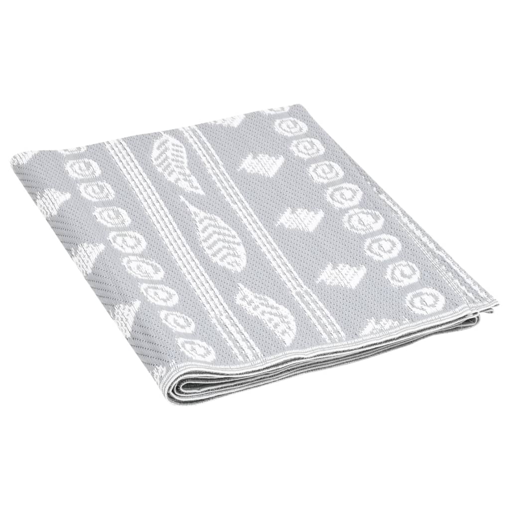 vidaXL Χαλί εξωτερικού χώρου ARAKIL Γκρι 160x230 cm PP