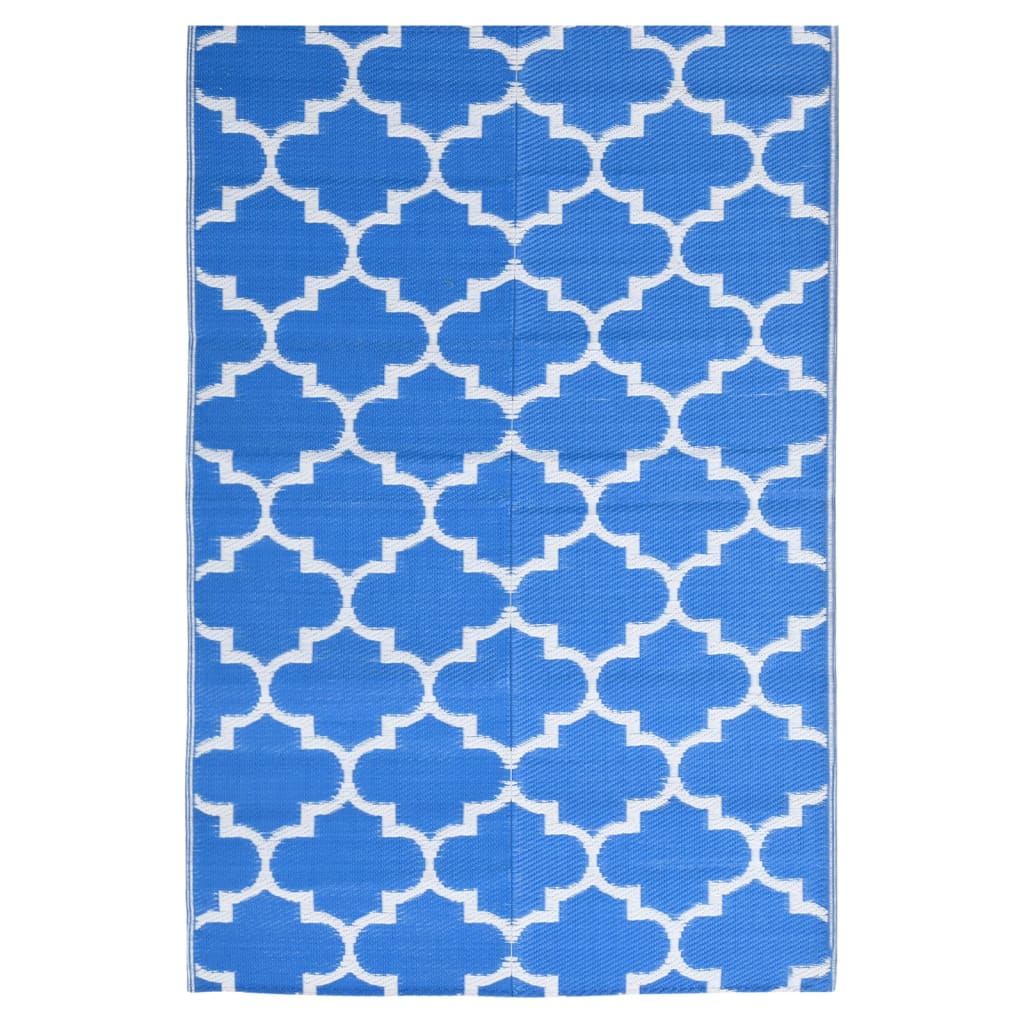 vidaXL Χαλί εξωτερικού χώρου ARAKIL μπλε 160x230 cm PP