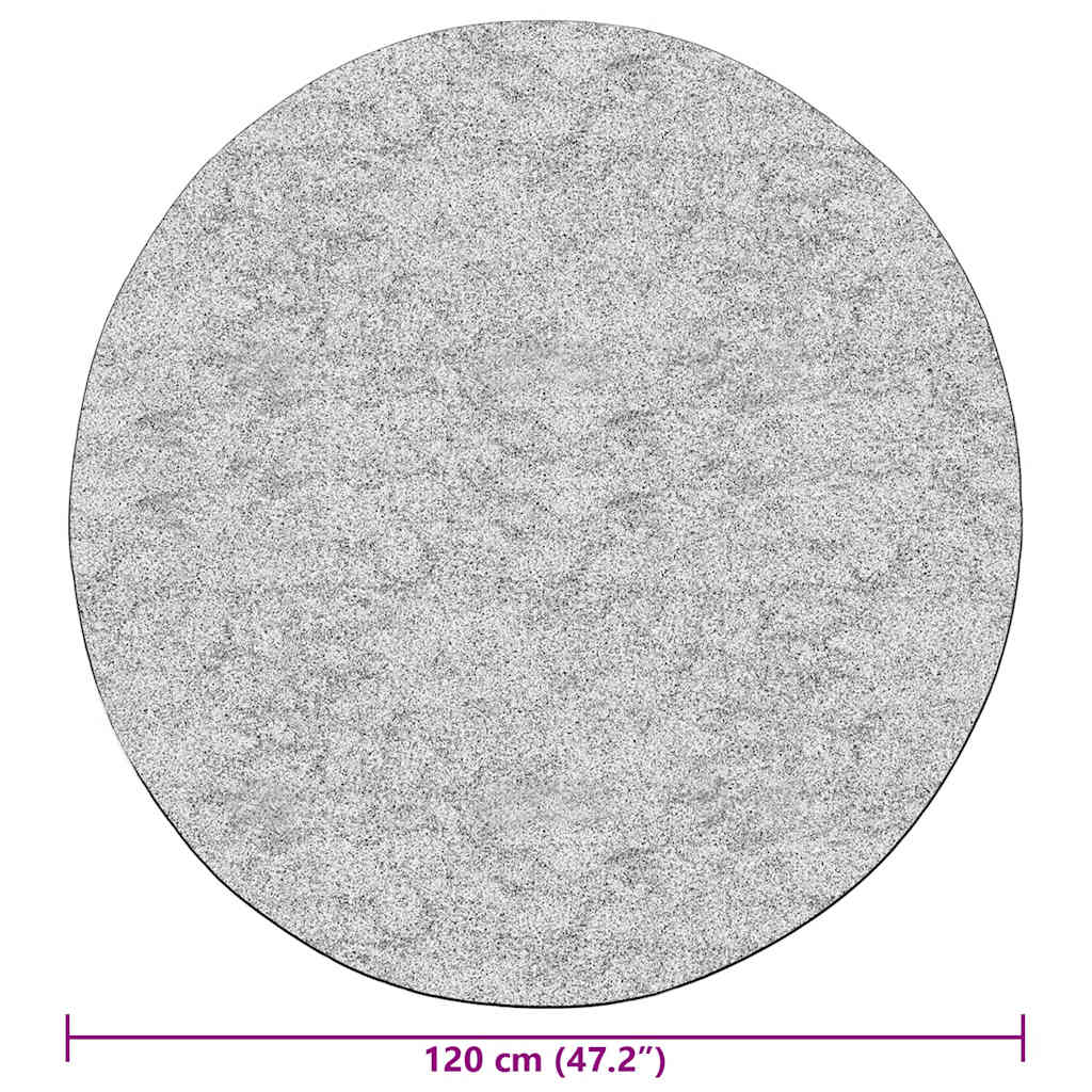 vidaXL Χαλί Πλενόμενο Αντιολισθητικό Μπεζ 120 εκ.