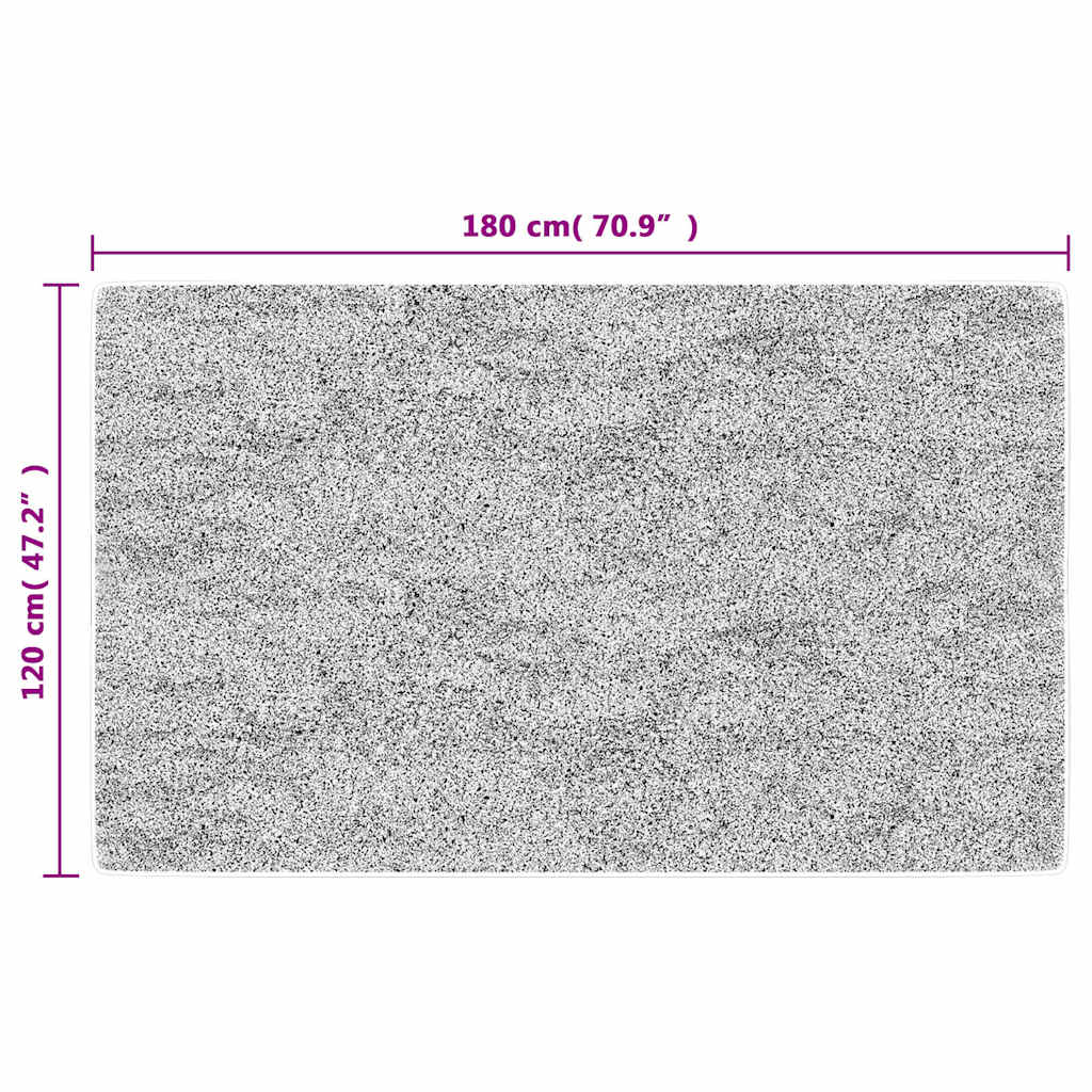 vidaXL Χαλί Πλενόμενο Ανοιχτό Μπεζ 120 x 180 εκ.