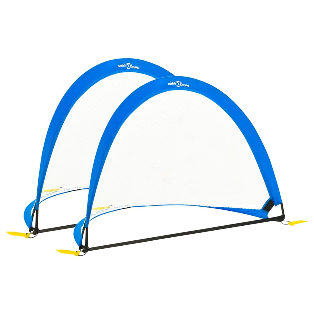 vidaXL Παιδικά Τέρματα Ποδοσφαίρου 2 τεμ. 119x82x84,5 εκ. & Τσάντα