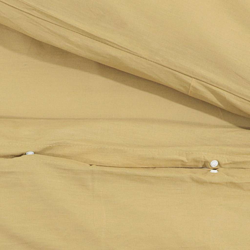 vidaXL Σετ Παπλωματοθήκης Taupe 200 x 200 εκ. Ελαφρύ Ύφασμα Μικροϊνών