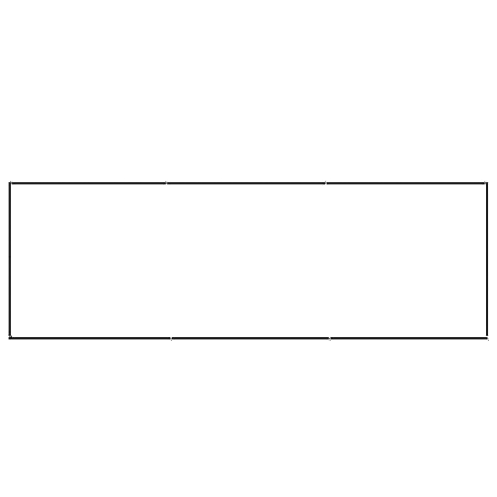 vidaXL Σπιτάκι Σκύλου Μαύρο 3 μ² Ατσάλινο