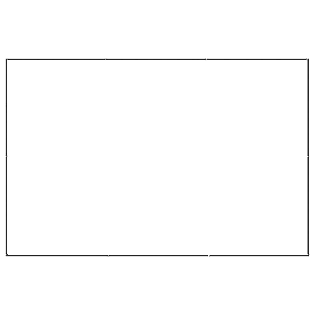 vidaXL Σπιτάκι Σκύλου Μαύρο 6 m² Ατσάλινο