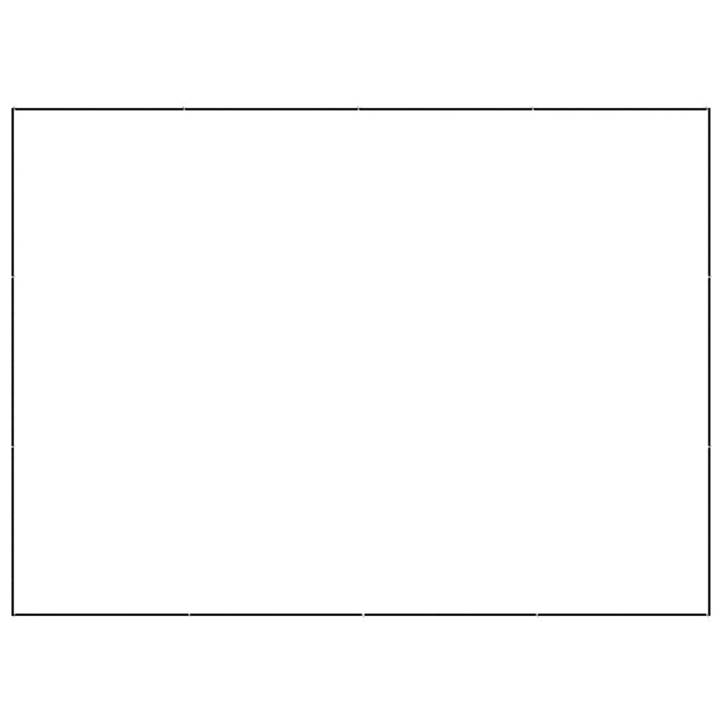 vidaXL Σπιτάκι Σκύλου Μαύρο 12 μ² Ατσάλινο