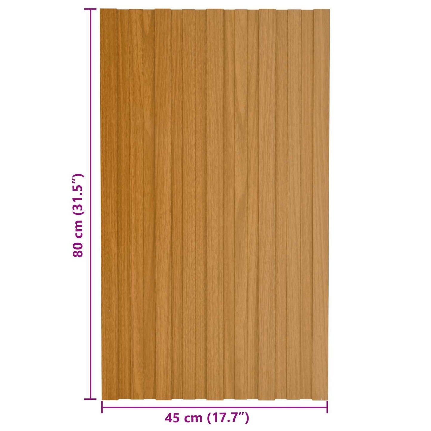 vidaXL Πάνελ οροφής 36 pcs Φυσικό 80 x 45 cm Γαλβανισμένος χάλυβας