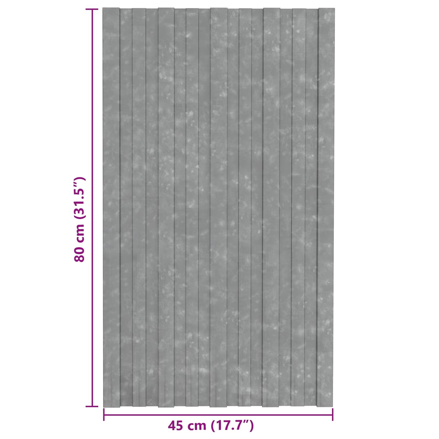 vidaXL Πάνελ οροφής 36 pcs Ασημί 80 x 45 cm Γαλβανισμένος χάλυβας