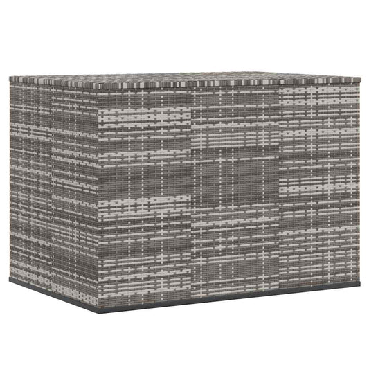 vidaXL Κουτί Μαξιλαριού Κήπου Γκρι 145x100x103 εκ. Ρατάν Πολυαιθ.