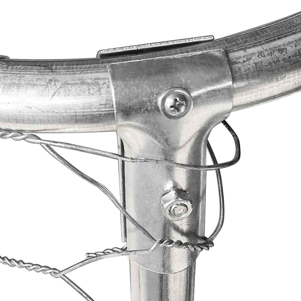 vidaXL Κλουβί Σκύλου Εξωτερικού Χώρου 300 x 300 x 150 εκ. με Στέγαστρο