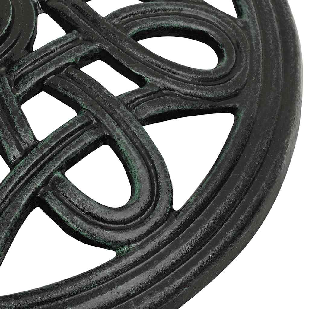 vidaXL Βάση Ομπρέλας Πράσινη 40 x 40 x 32 εκ. από Χυτοσίδηρο