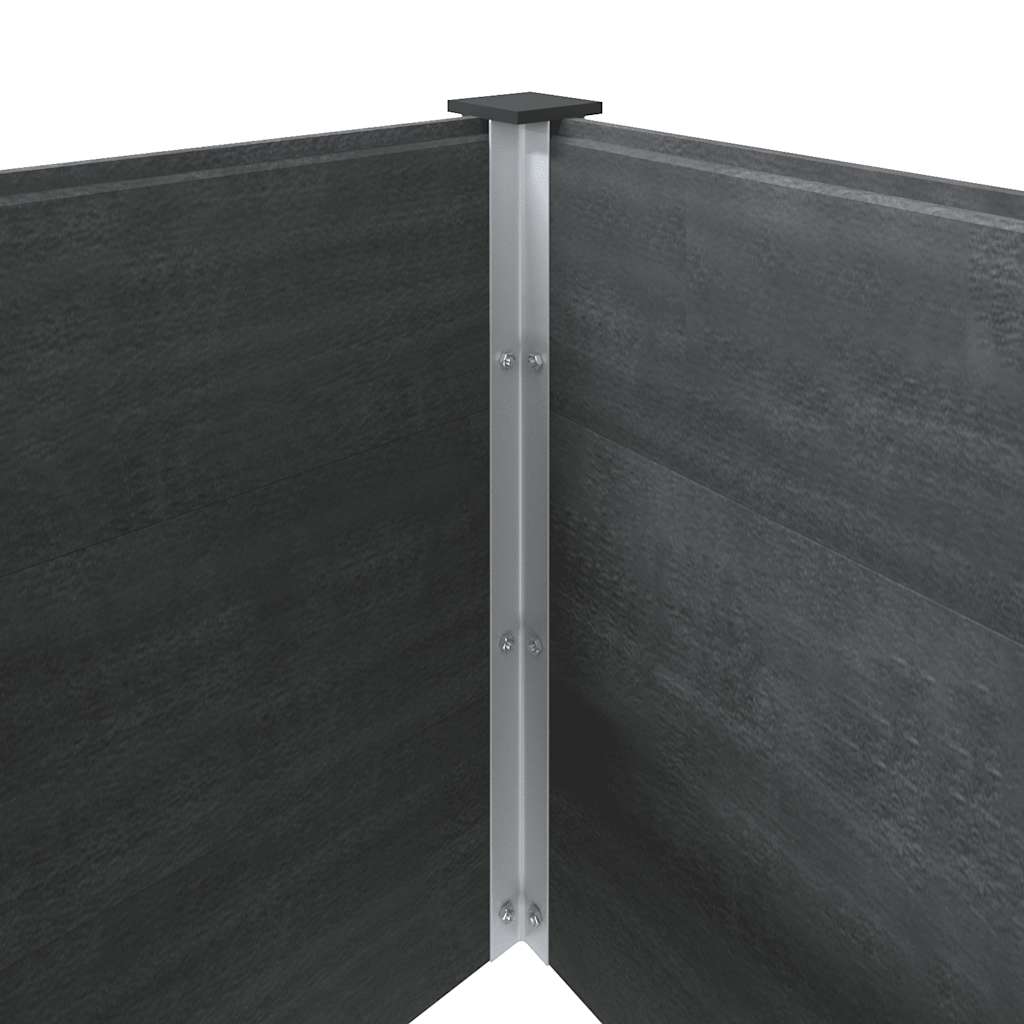 vidaXL Ζαρντινιέρα Κήπου Υπερυψωμένη Γκρι 300 x 50 x 91 εκ. από WPC