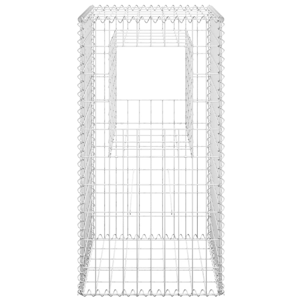 vidaXL Συρματοκιβώτιο Στύλος 50 x 50 x 100 εκ. Σιδερένιο