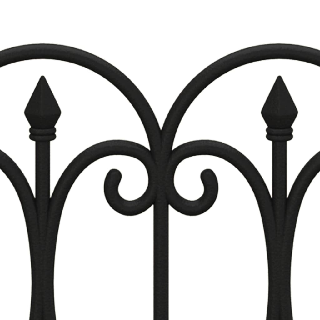 vidaXL Μπορντούρες Γκαζόν 17 τεμ. Μαύρες 10 μ. από Πολυπροπυλένιο