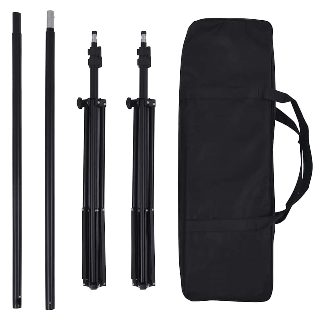 vidaXL Κιτ Φωτογραφικού Στούντιο με Σετ Φώτα, Φόντο & Ανακλαστήρα