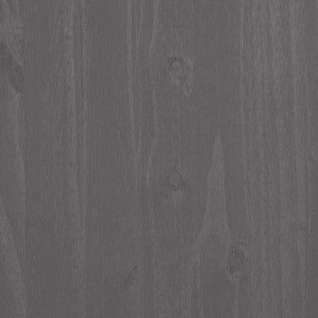 vidaXL Συρταριέρα HAMAR Αν. Γκρι 113 x 40 x 80εκ. Μασίφ Ξύλο Πεύκου