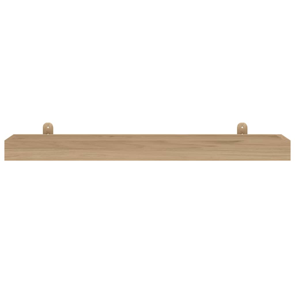 vidaXL Ράφια Τοίχου 2 τεμ. 90 x 15 x 6 εκ. από Μασίφ Ξύλο Teak