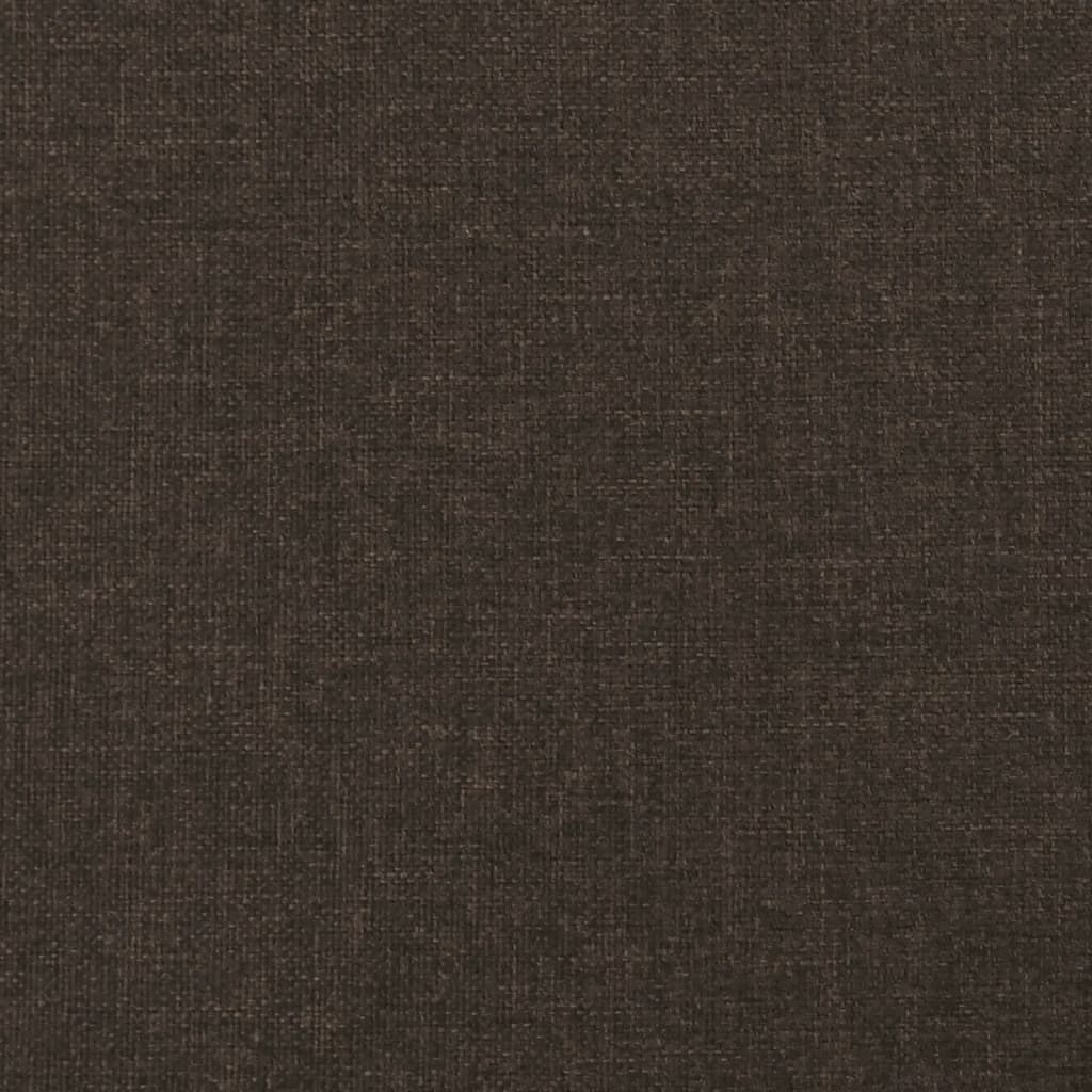 vidaXL Υποπόδιο Καφέ 60x60x36 εκ. Ύφασμα & Συνθετικό Δέρμα