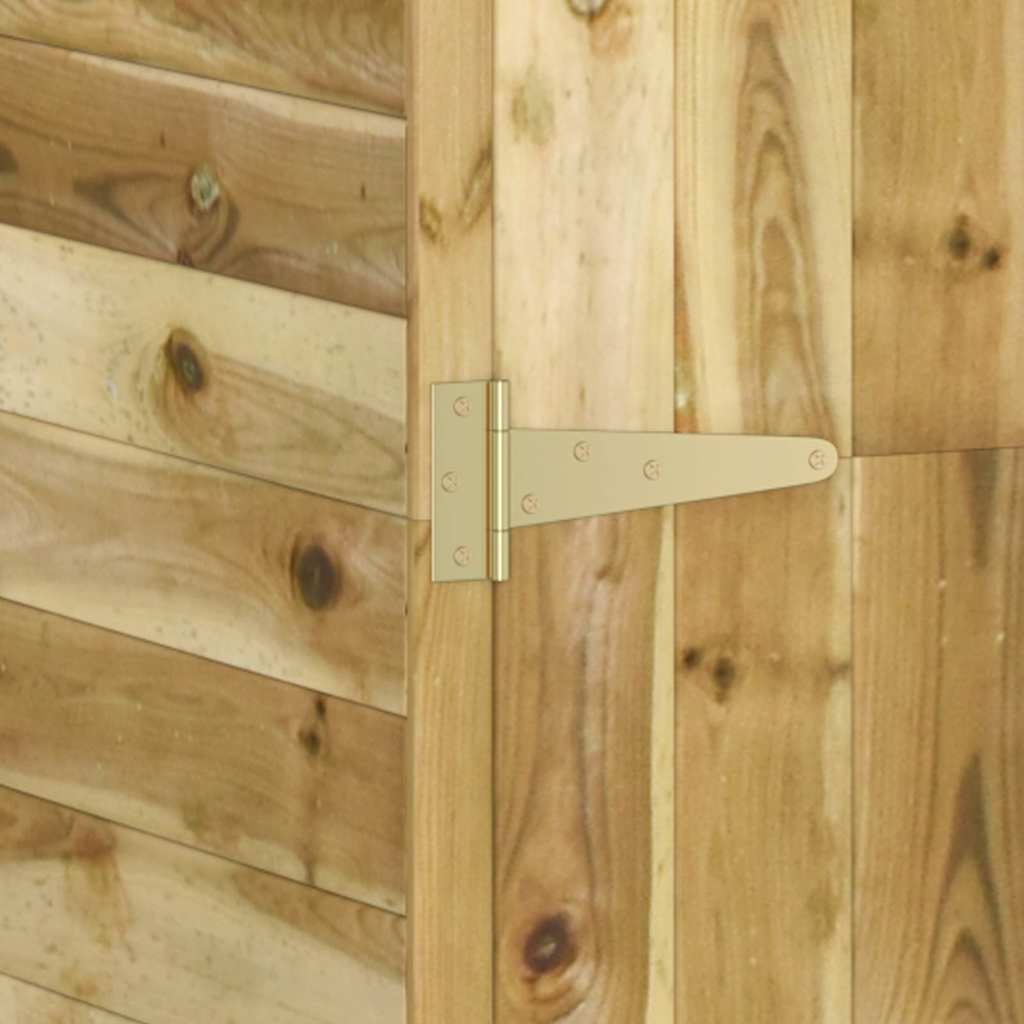 vidaXL Αποθήκη Εργαλείων Κήπου 123x45x171 εκ. Εμποτισμένο Μασίφ Πεύκο