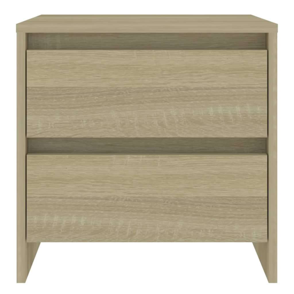 vidaXL Κομοδίνο Sonoma Δρυς 45x34,5x44,5 εκ. από Επεξεργασμένο Ξύλο
