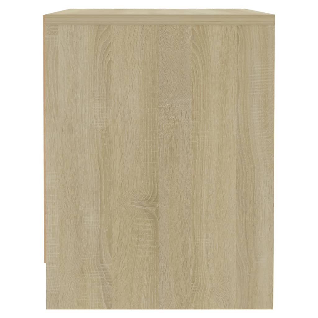 vidaXL Κομοδίνο Sonoma Δρυς 45x34x44,5 εκ. από Επεξεργασμένο Ξύλο