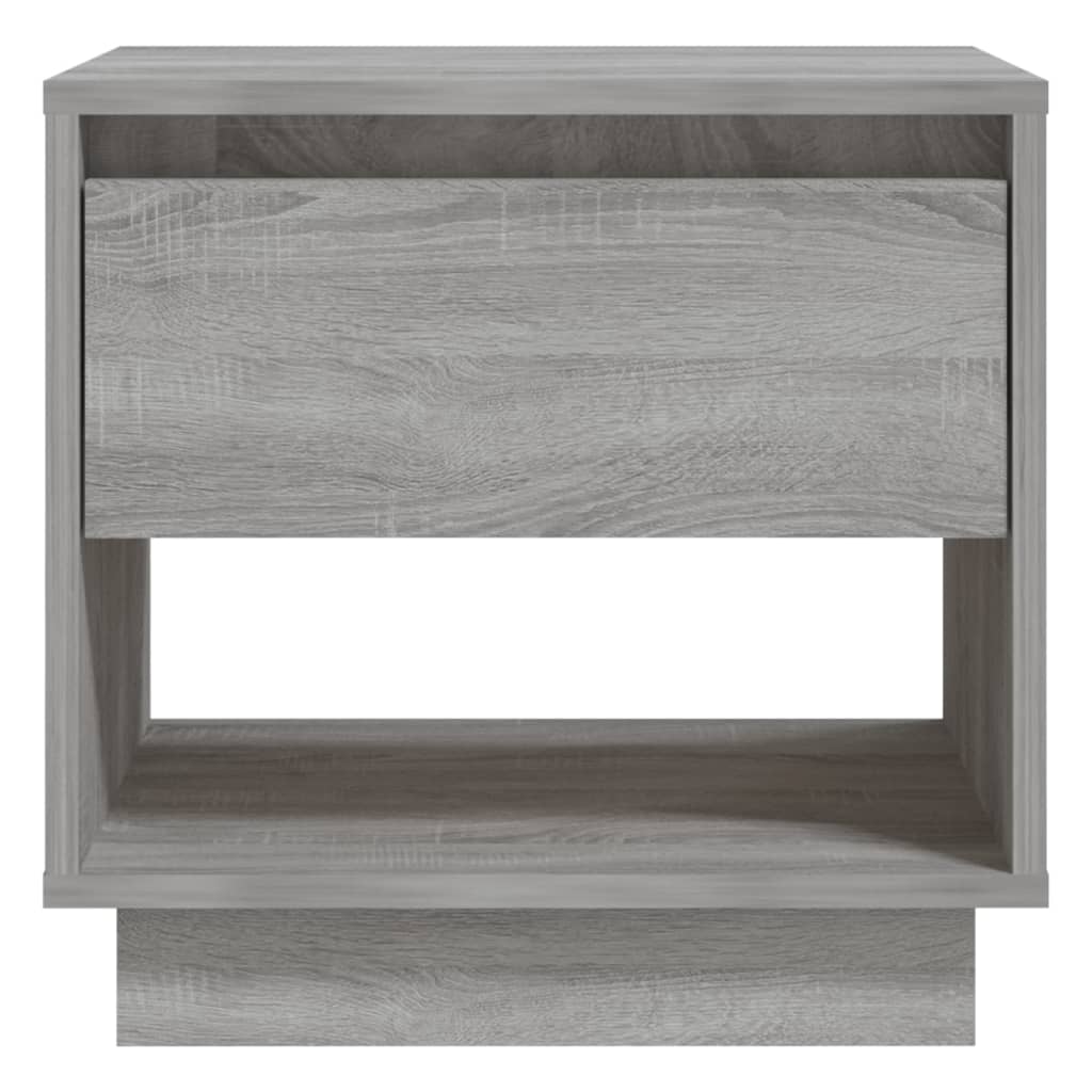 vidaXL Κομοδίνο Χρώμα Γκρι Sonoma 45 x 34 x 44 εκ. από Μοριοσανίδα