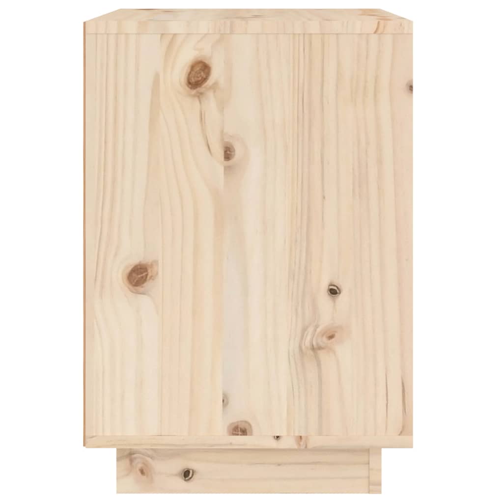 vidaXL Κομοδίνα 2 τεμ. 40 x 35 x 50 εκ. από Μασίφ Ξύλο Πεύκου