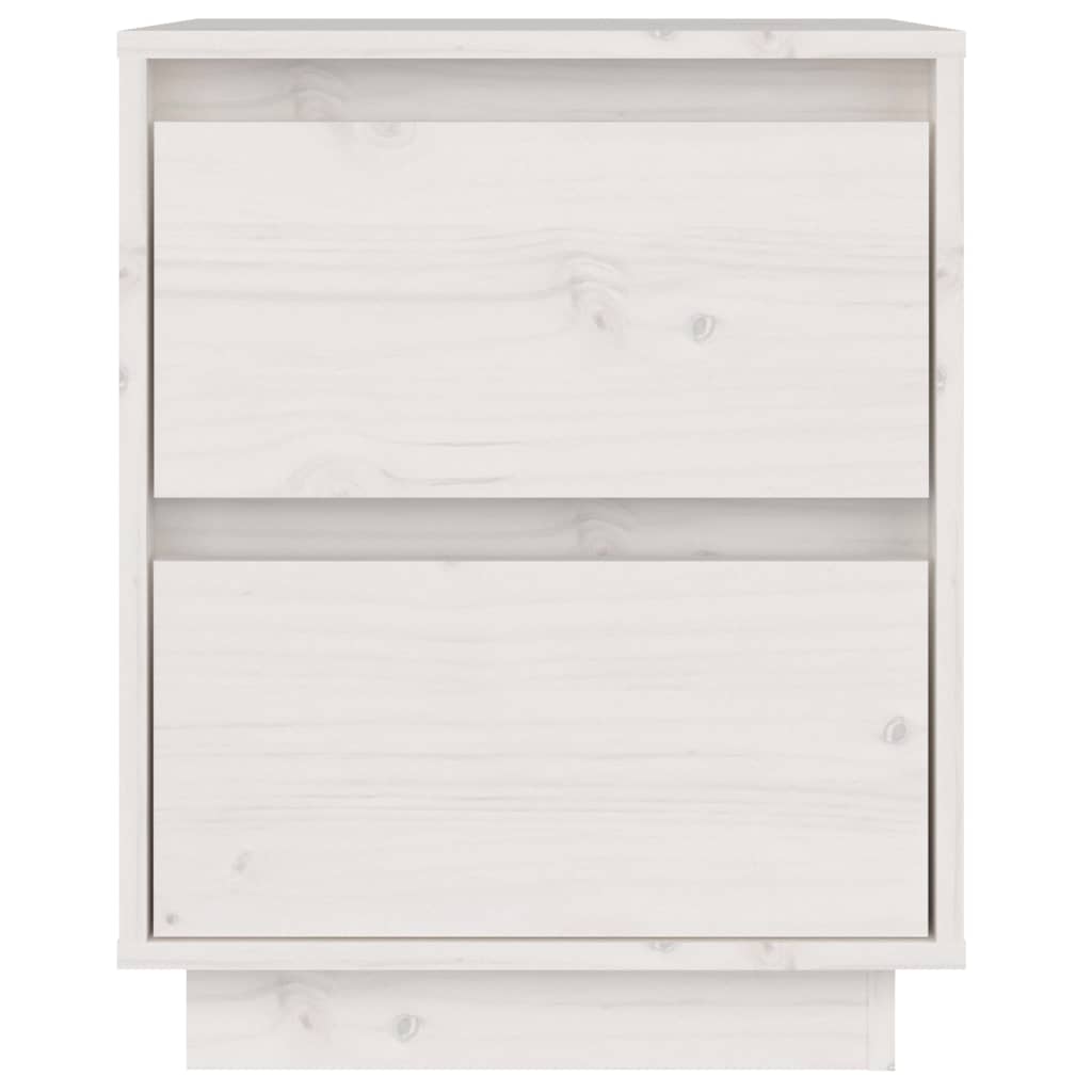 vidaXL Κομοδίνο 40 x 35 x 50 εκ. από Μασίφ Ξύλο Πεύκου