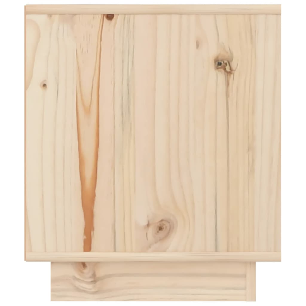 vidaXL Κομοδίνα 2 τεμ. 40 x 34 x 40 εκ. από Μασίφ Ξύλο Πεύκου