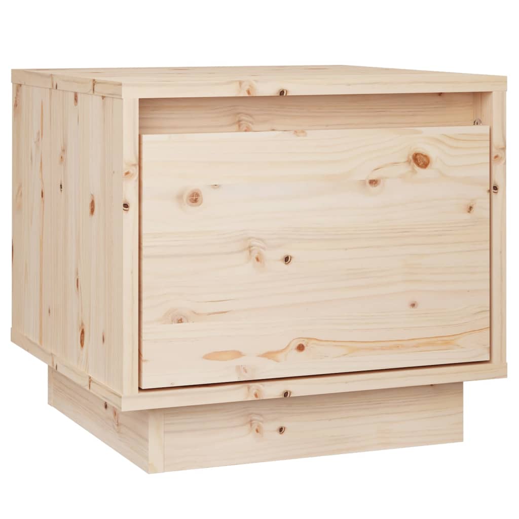 vidaXL Κομοδίνα 2 τεμ. 35 x 34 x 32 εκ. από Μασίφ Ξύλο Πεύκου