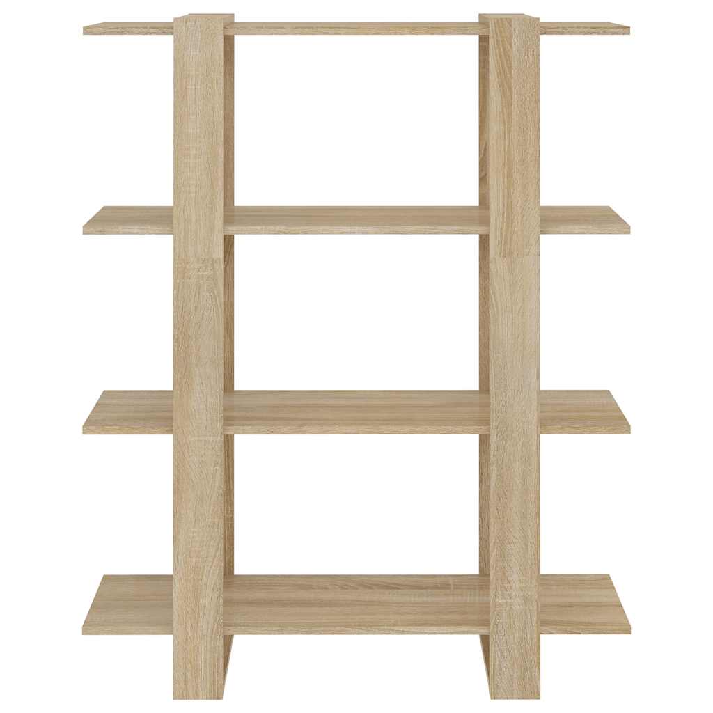 vidaXL Βιβλιοθήκη/Διαχωριστικό Χώρου Sonoma Δρυς 100 x 30 x 123,5 εκ.