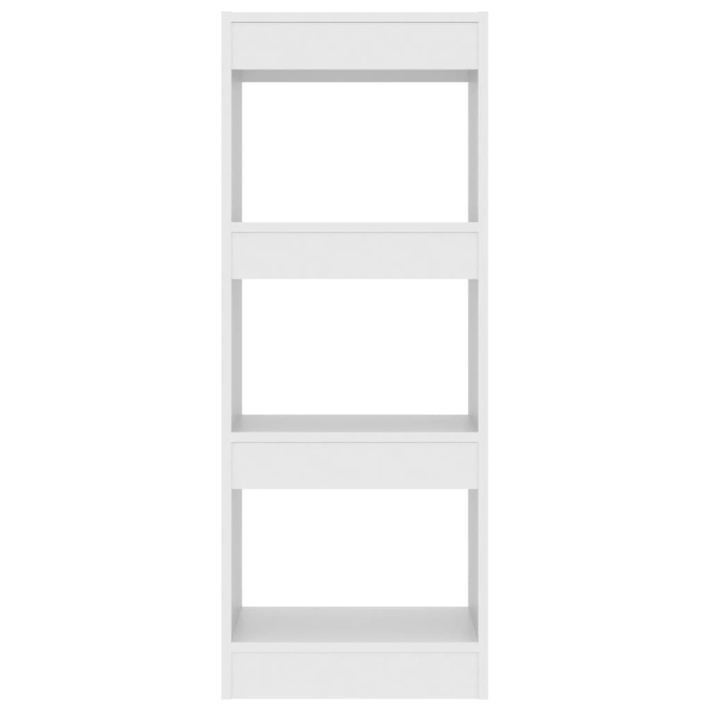 vidaXL Βιβλιοθήκη/Διαχωρ. Χώρου Λευκό 40x30x103 εκ. Επεξεργ. Ξύλο