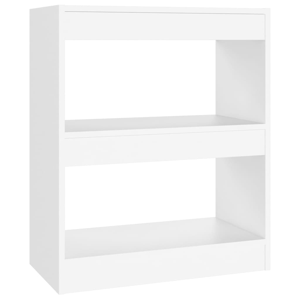 vidaXL Βιβλιοθήκη/Διαχωριστικό Χώρου Λευκό 60x30x72 εκ. Επεξ. Ξύλο