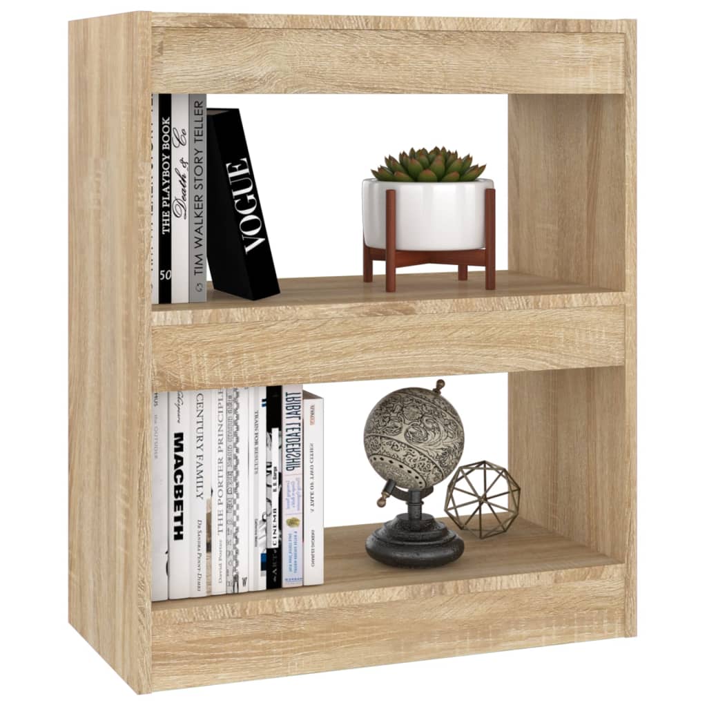 vidaXL Βιβλιοθήκη/Διαχωριστικό Χώρου Sonoma Δρυς 60 x 30 x 72 εκ.