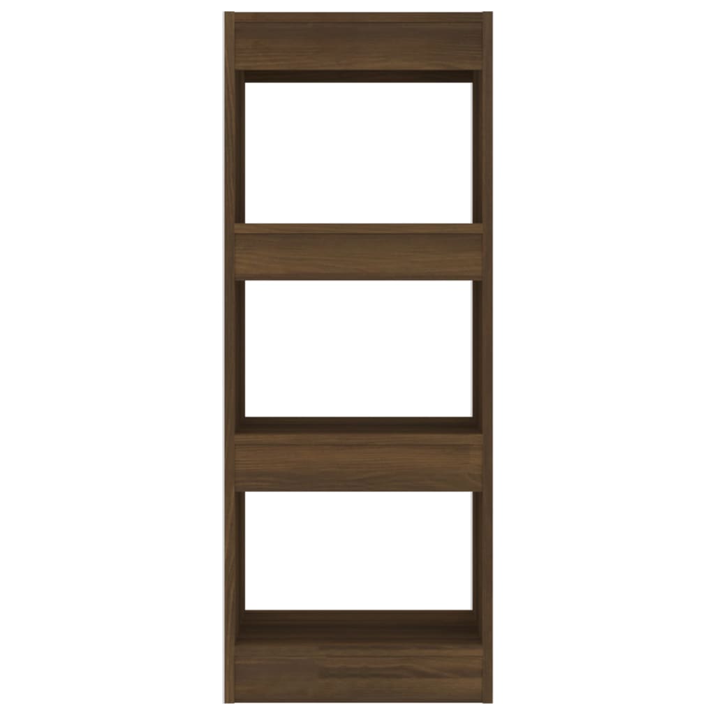 vidaXL Βιβλιοθήκη/Διαχωρ. Χώρου Καφέ Δρυς 40x30x103 εκ. Επεξεργ. Ξύλο
