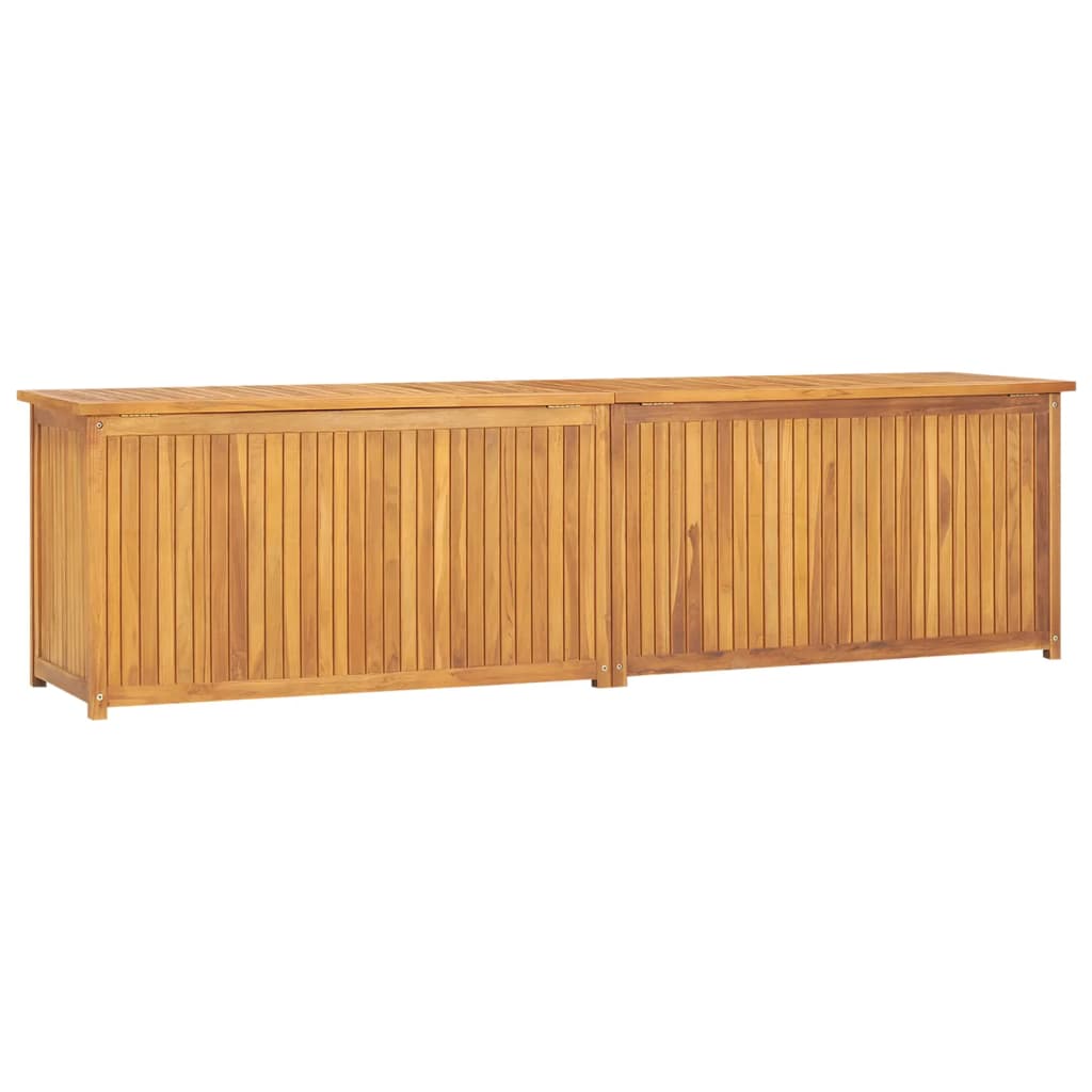 vidaXL Μπαούλο Κήπου 200 x 50 x 55 εκ. από Μασίφ Ξύλο Teak