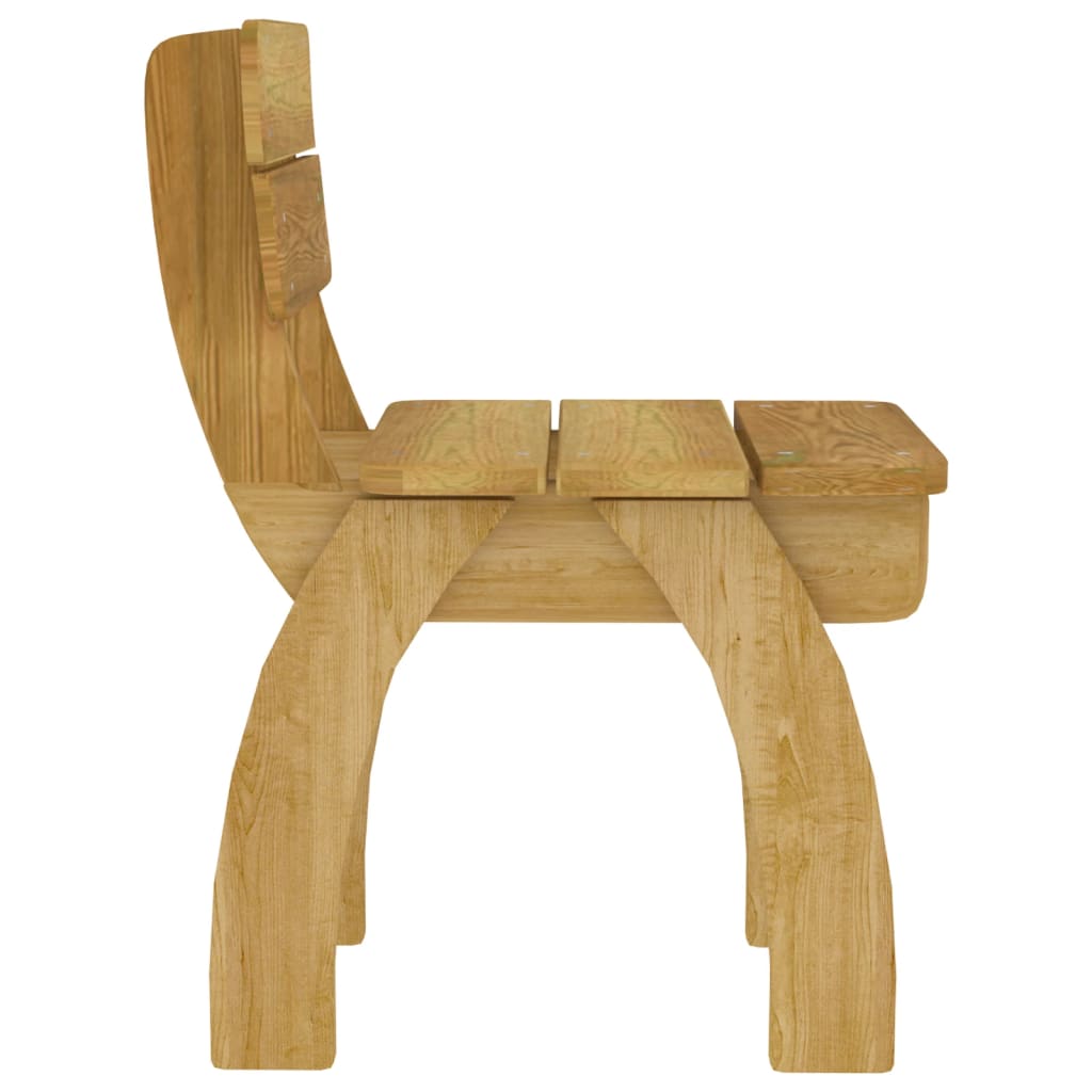 vidaXL Σετ Τραπεζαρίας Κήπου 5 Τεμαχίων από Εμποτισμένο Ξύλο Πεύκου