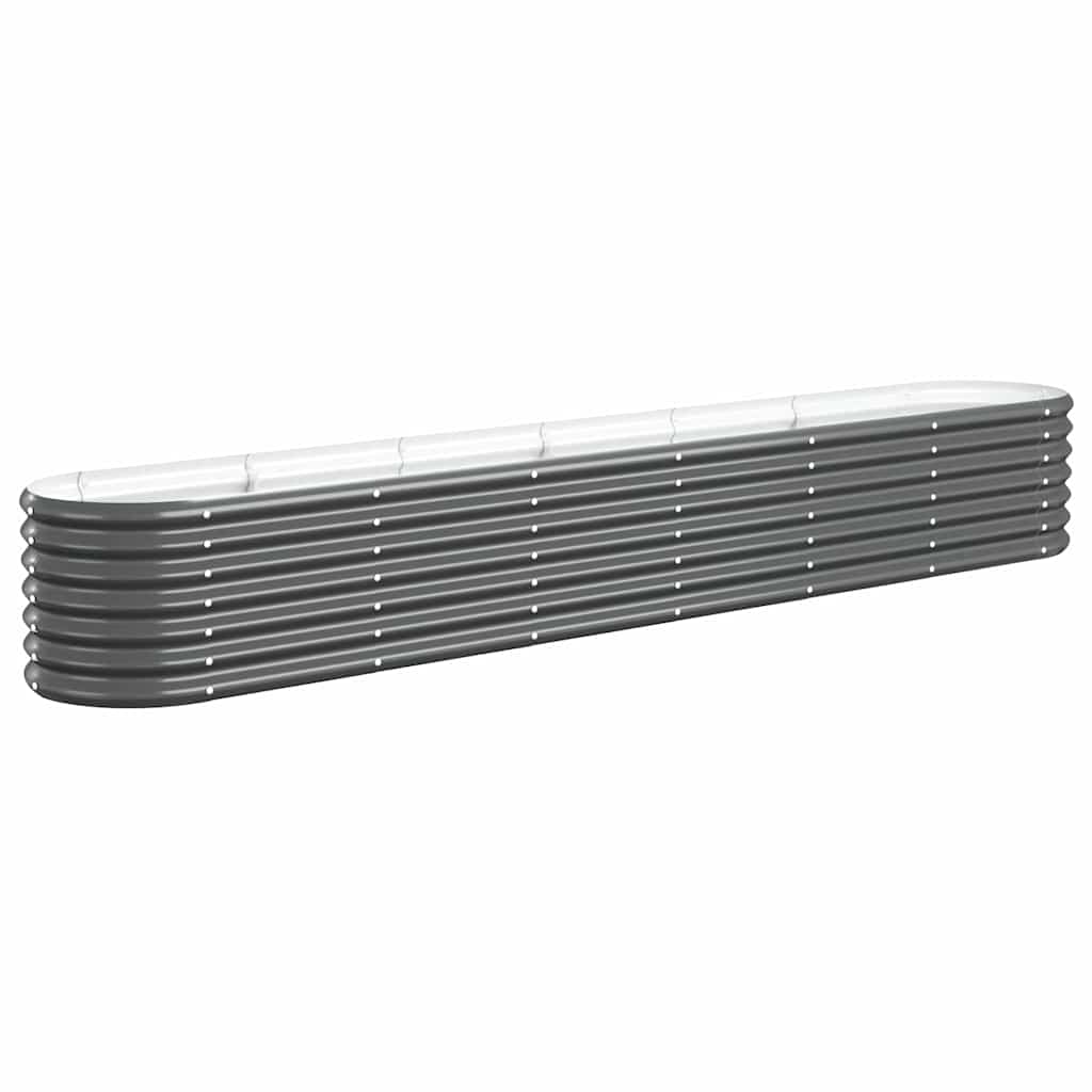 vidaXL Ζαρντινιέρα Ανθρακί 260x40x36 εκ Ατσάλι με Ηλεκτρ. Βαφή Πούδρας