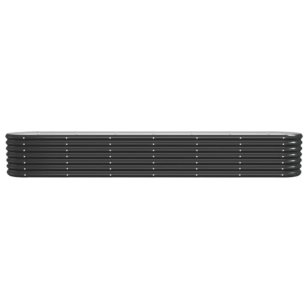 vidaXL Ζαρντινιέρα Ανθρακί 260x40x36 εκ Ατσάλι με Ηλεκτρ. Βαφή Πούδρας