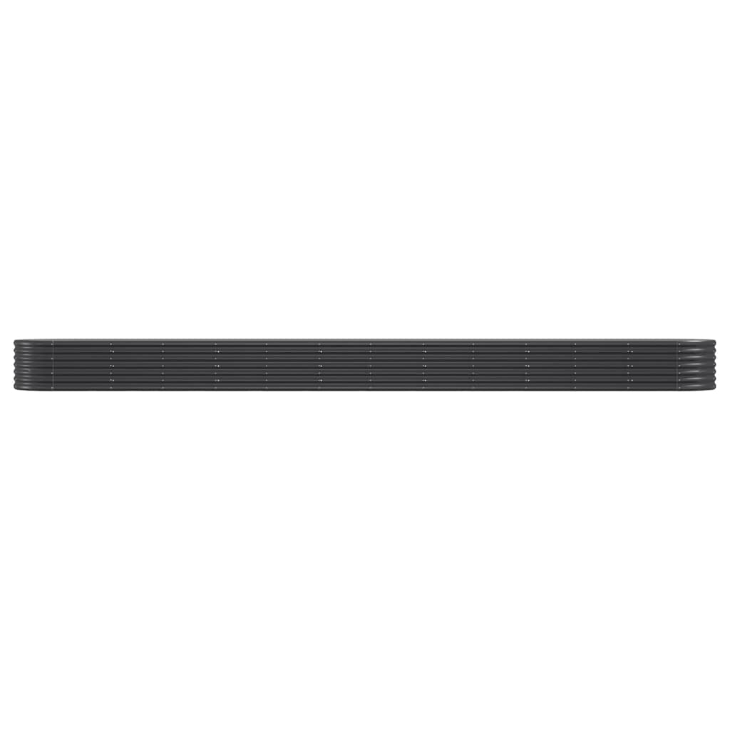 vidaXL Ζαρντινιέρα Ανθρακί 512x80x36 εκ Ατσάλι με Ηλεκτρ. Βαφή Πούδρας
