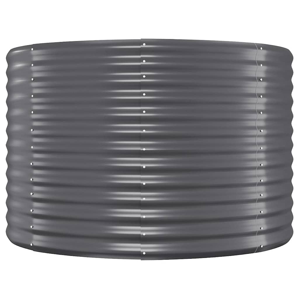 vidaXL Ζαρντινιέρα Ανθρακί 100x100x68εκ Ατσάλι με Ηλεκτρ. Βαφή Πούδρας