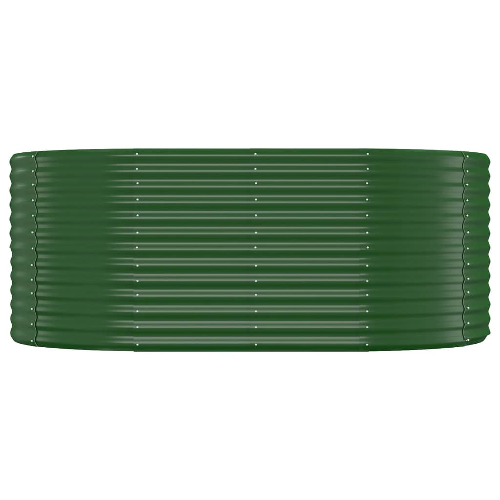 vidaXL Ζαρντινιέρα Πράσινη 175x100x68εκ Ατσάλι με Ηλεκτρ. Βαφή Πούδρας