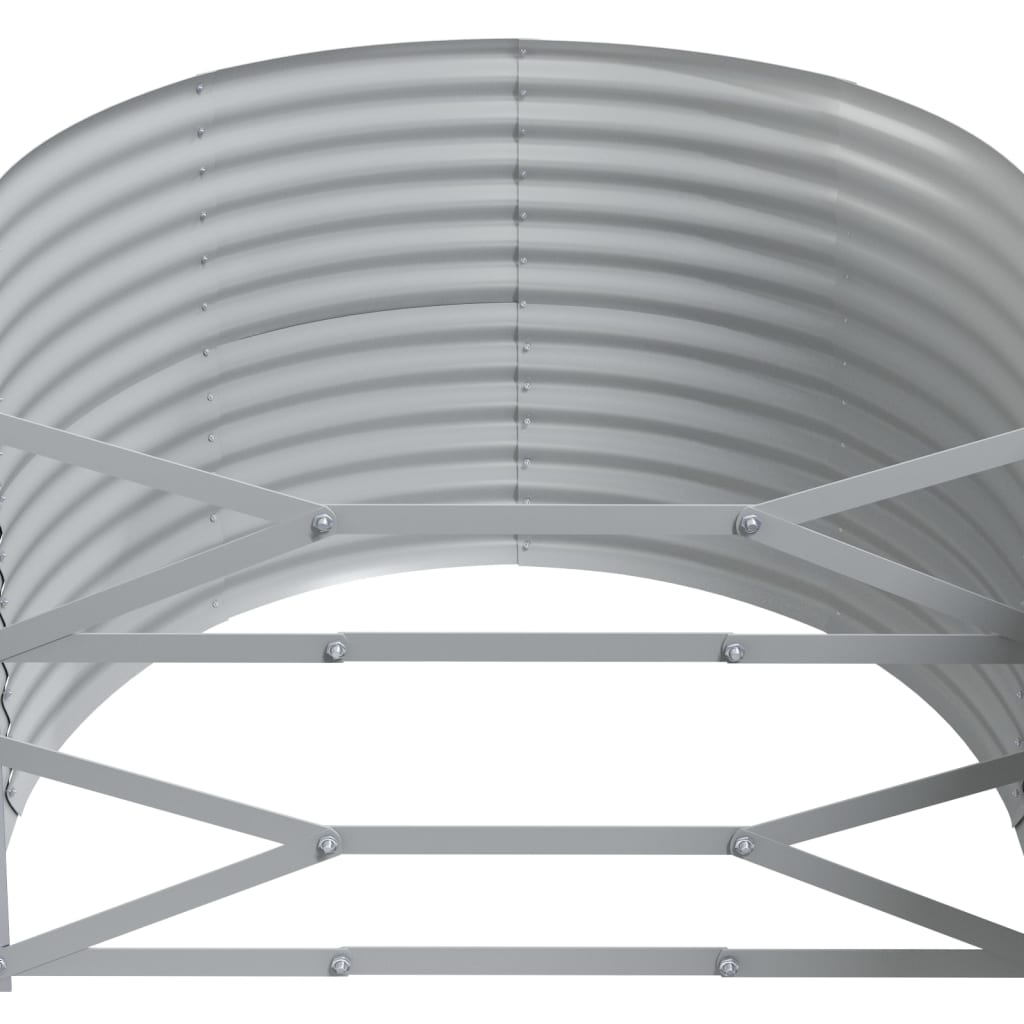 vidaXL Ζαρντινιέρα Ανθρακί 249x100x68εκ Ατσάλι με Ηλεκτρ. Βαφή Πούδρας