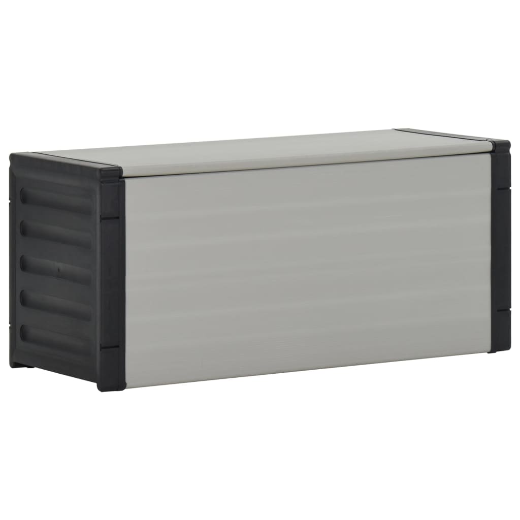 vidaXL Κάδος Απορριμάτων Κήπου Γκρι 85 x 34 x 40 εκ.