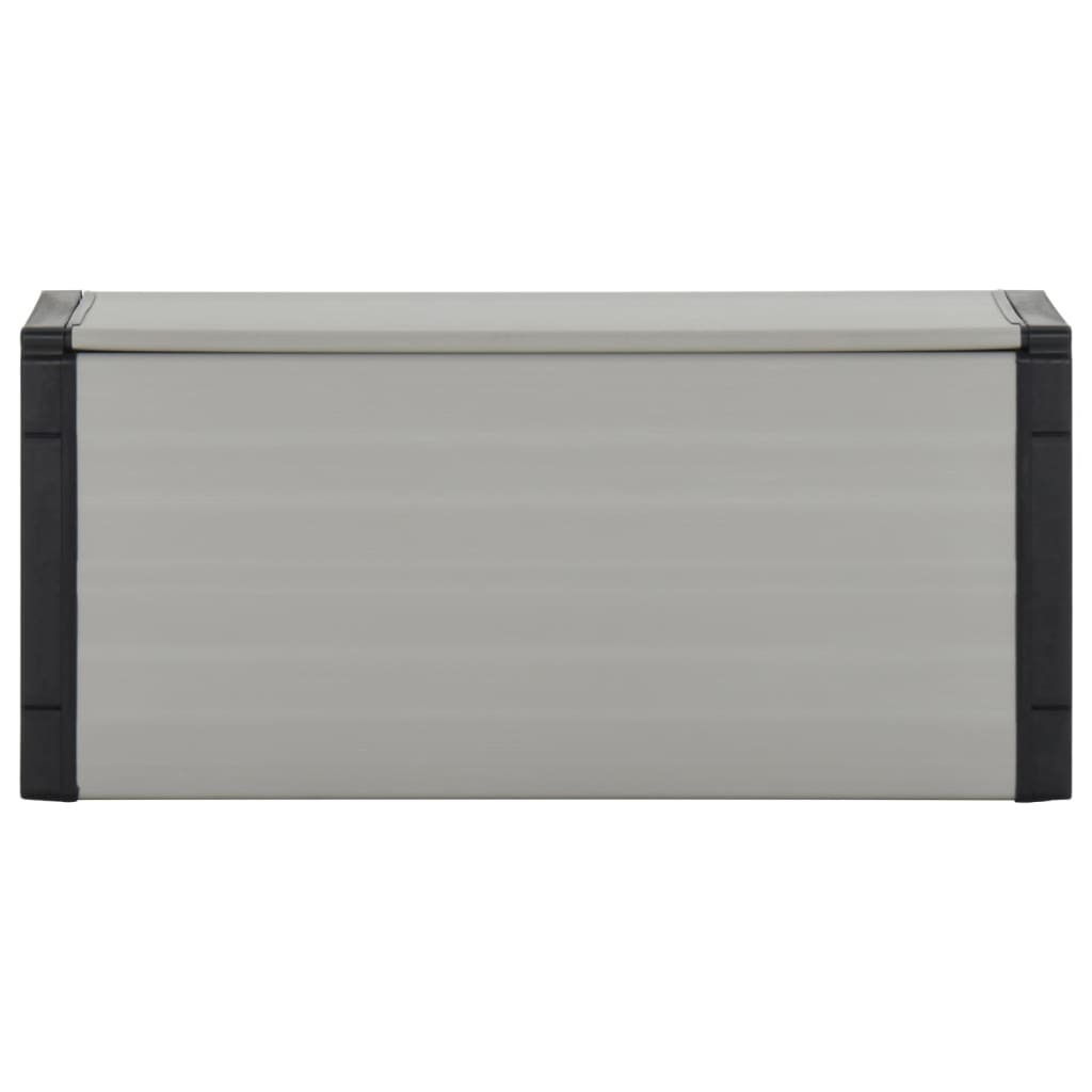 vidaXL Κάδος Απορριμάτων Κήπου Γκρι 85 x 34 x 40 εκ.
