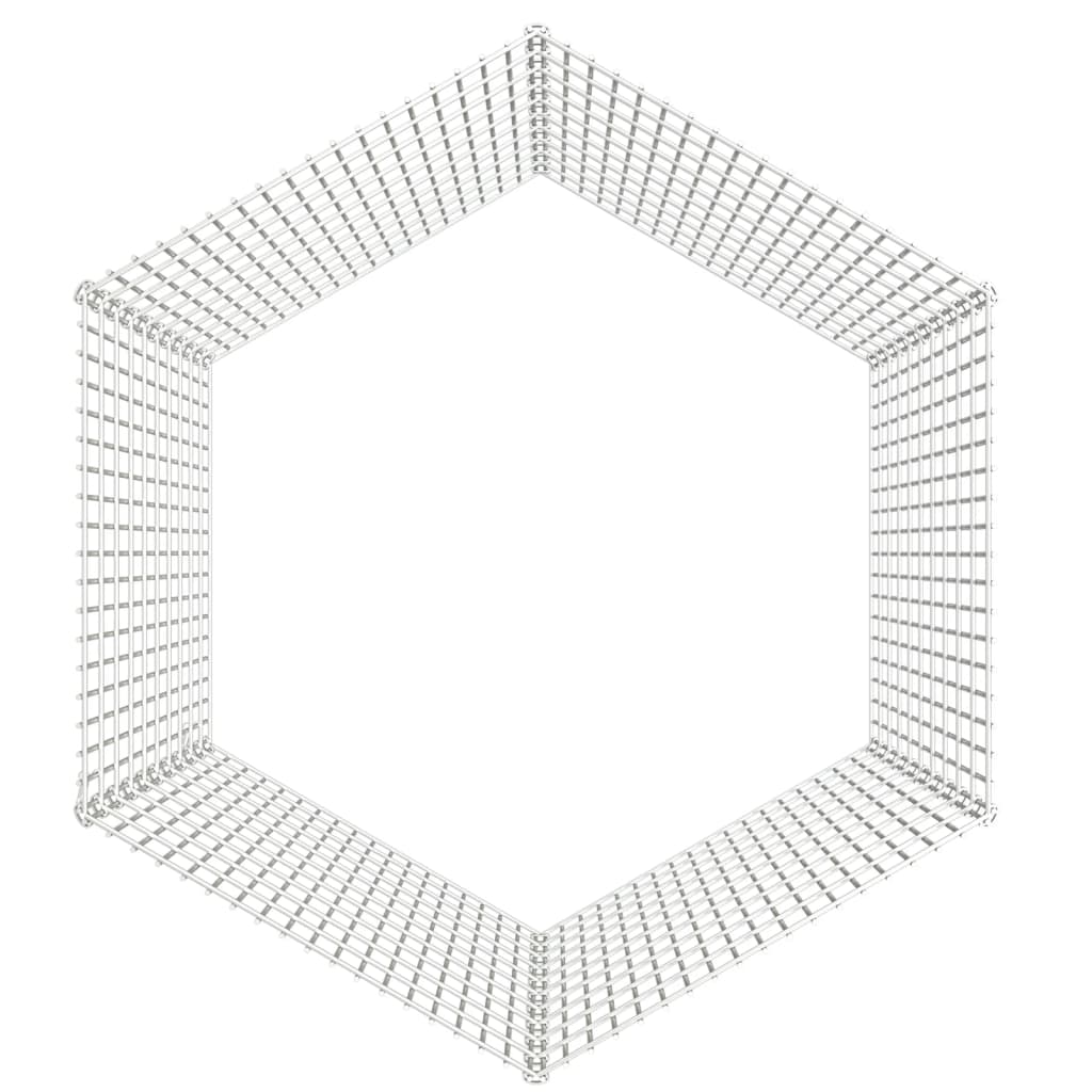 vidaXL Περίφραξη Ζώων Ελεύθερης Βοσκής 6 Πάνελ 54x100 εκ. Γαλβ. Σίδερο