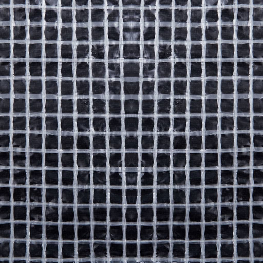 vidaXL Μουσαμάς με Ύφανση Leno Λευκός 3x5 μ. 140 γρ./μ²