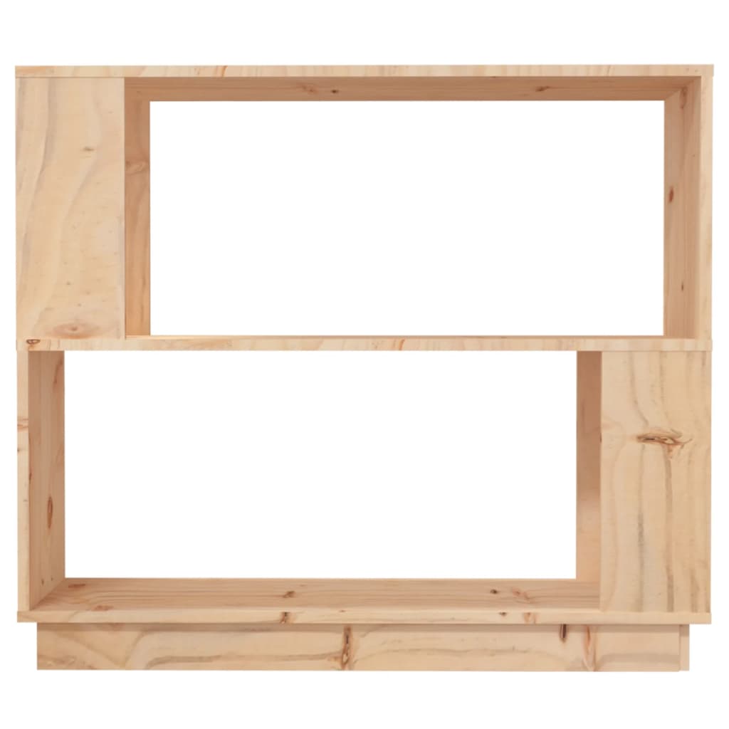 vidaXL Βιβλιοθήκη/Διαχωριστικό Χώρου 80x25x70 εκ. Μασίφ Ξύλο Πεύκου