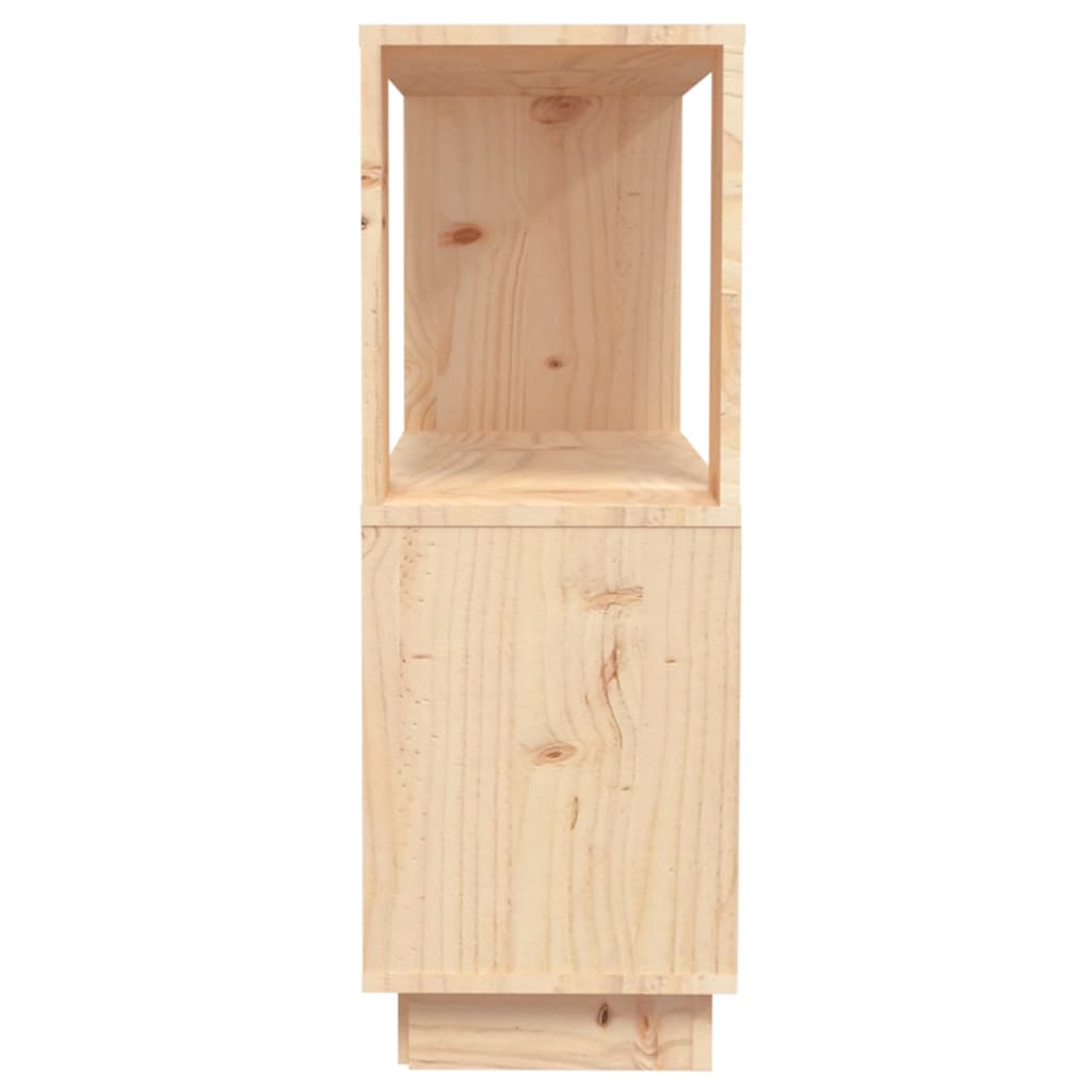 vidaXL Βιβλιοθήκη/Διαχωριστικό Χώρου 80x25x70 εκ. Μασίφ Ξύλο Πεύκου