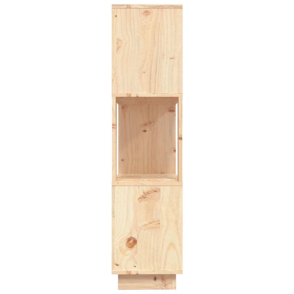 vidaXL Βιβλιοθήκη/Διαχωριστικό Χώρου 80x25x101 εκ. Μασίφ Ξύλο Πεύκου