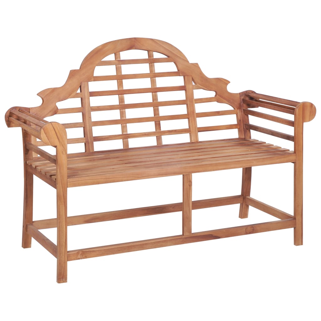 vidaXL Παγκάκι Κήπου 127 x 58,5 x 92,5 εκ. από Μασίφ Ξύλο Teak